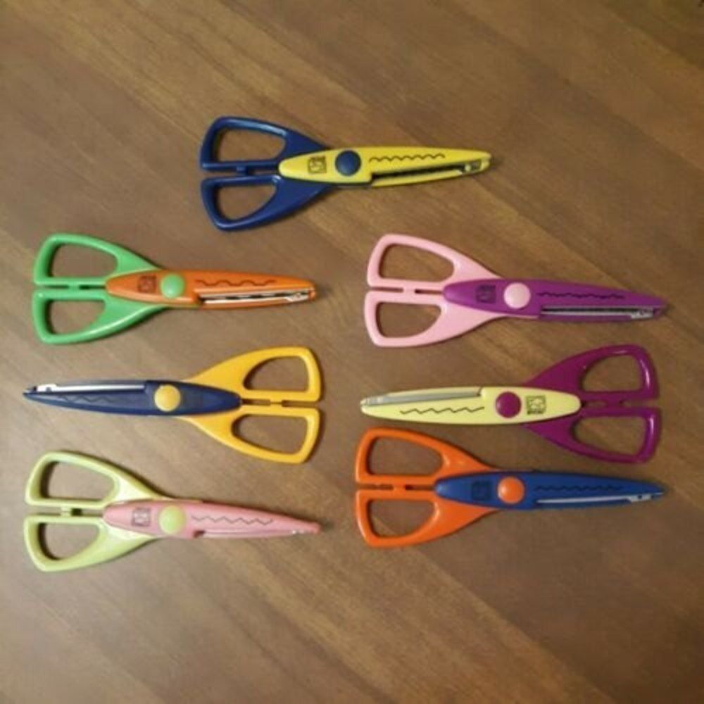 Bycin Craft Paper Shapers Craft Scissors Lot of 7